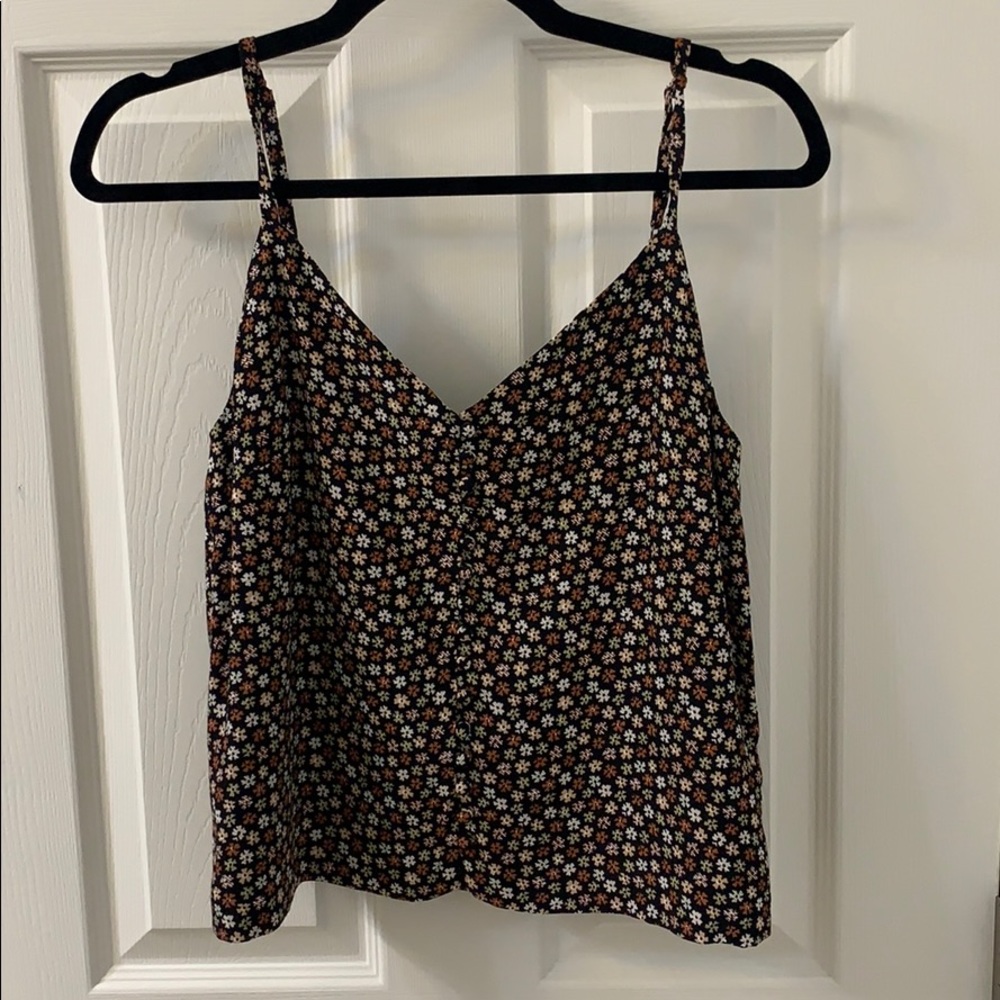 Madewell Floral blouse tank top